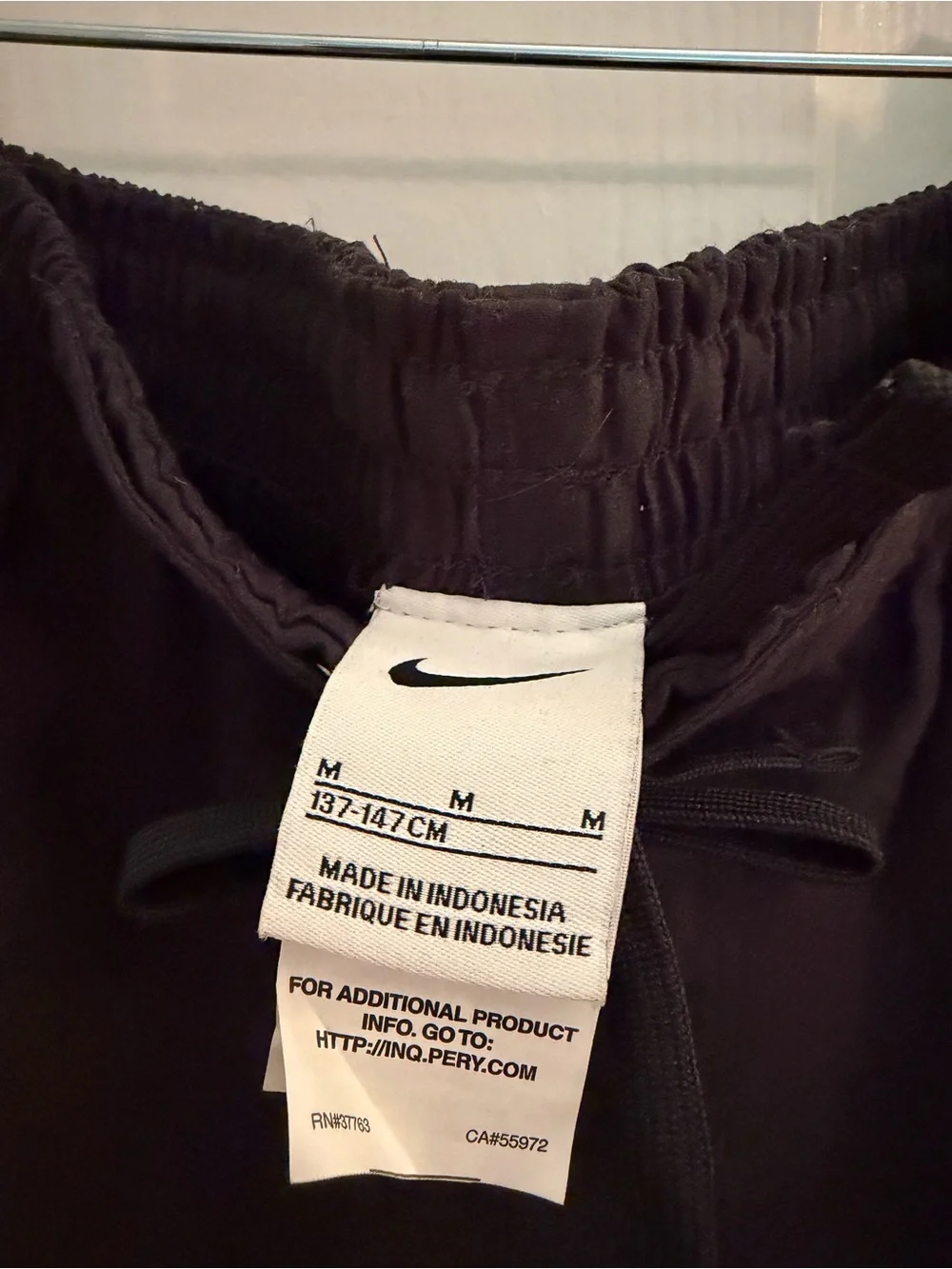 Nike boys black swim Shorts with Gray Trim